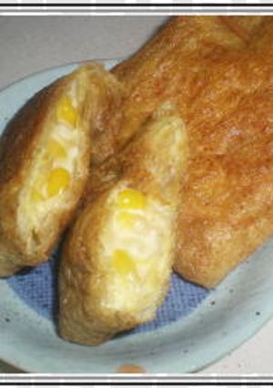 コーン・チーズ入り巾着のバター醤油焼き-レシピのメイン写真