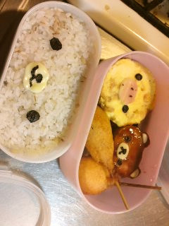10分で簡単に♪リラックマキャラ弁-レシピのメイン写真
