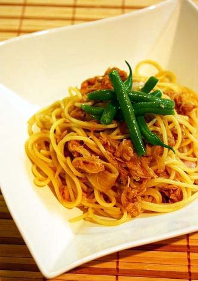 ほんだしが決め手！　簡単、和風ツナパスタ-レシピのメイン写真