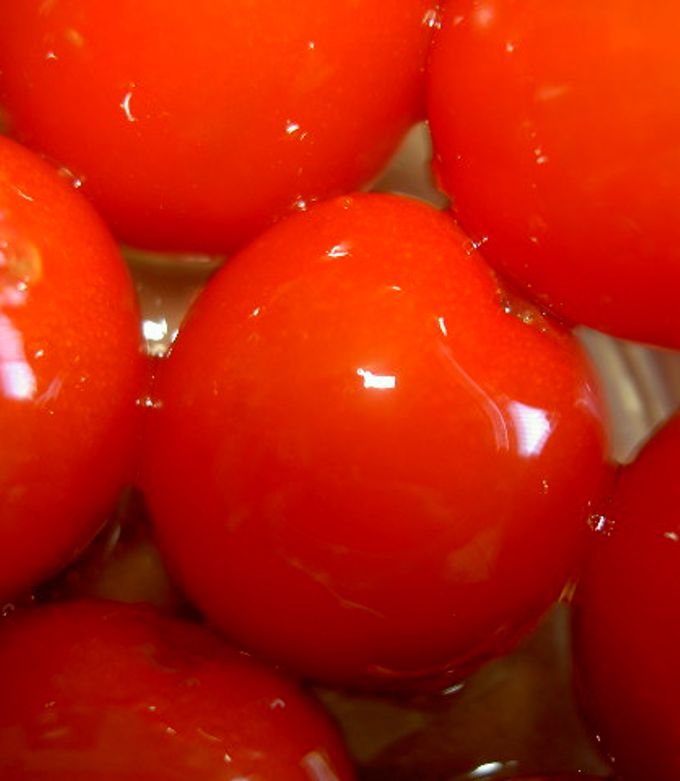 お飾り用、プチトマト by ぽこにゃんがるー 【クックパッド】 簡単