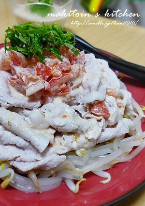 トマトごまダレで★さっぱり豚しゃぶ-レシピのメイン写真