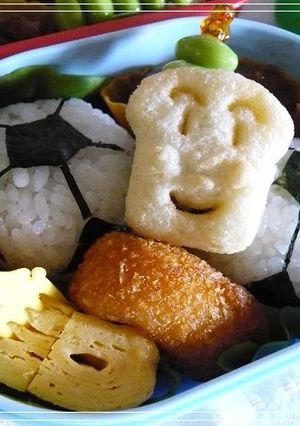 ✿キャラ弁✿サッカーボールのお弁当✿-レシピのメイン写真