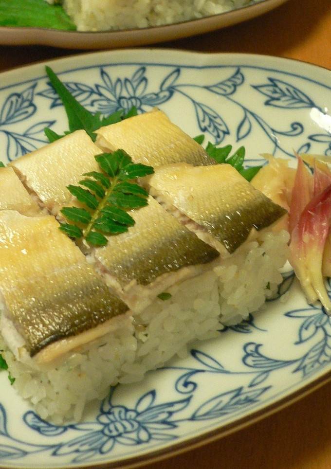 煮あゆの押し寿司-レシピのメイン写真