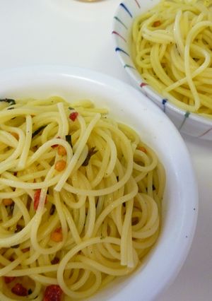 簡単☆バタ茶漬けパスタ-レシピのメイン写真