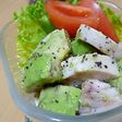 鶏ハムとアボカドのクレソル和え