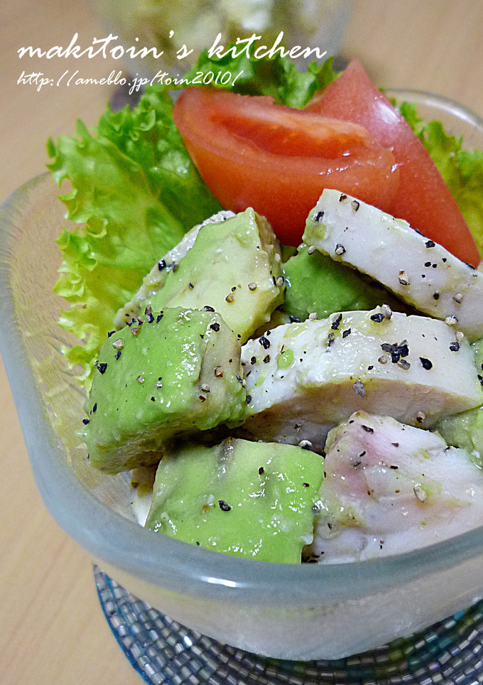 鶏ハムとアボカドのクレソル和え-レシピのメイン写真