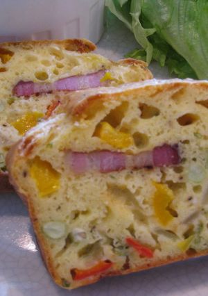 色々野菜のケークサレ-レシピのメイン写真