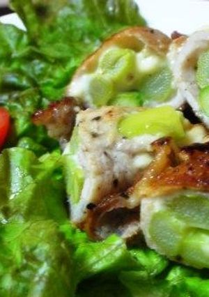アスパラとチーズの豚肉巻き-レシピのメイン写真