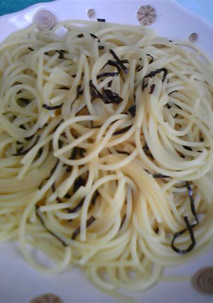 一人ランチに塩昆布だけパスタ-レシピのメイン写真