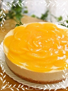 桃缶で✿桃のムースケーキ✿-レシピのメイン写真