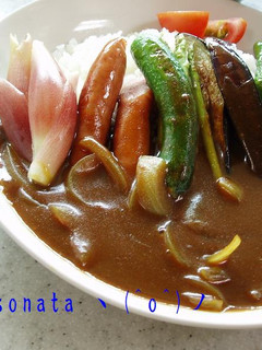 夏野菜のカレー-レシピのメイン写真