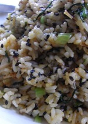 黒ごまたっぷ～り炒飯-レシピのメイン写真