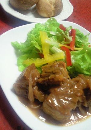 豚ばら肉の赤ワイン煮-レシピのメイン写真