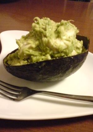 とり胸肉のアボカドアンチョビわさび和え-レシピのメイン写真