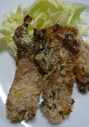 トースターで簡単☆豚肉青のり味パン粉焼☆-レシピのメイン写真