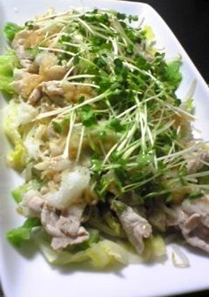 シンプルで簡単な豚肉の冷しゃぶ-レシピのメイン写真