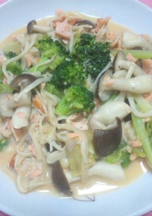 鮭と野菜のポン酢風味サラダ-レシピのメイン写真