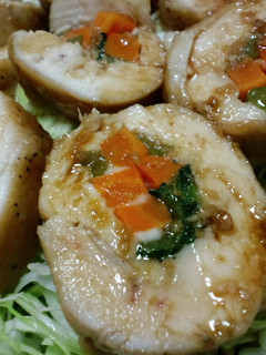 鶏むねでチーズロールチキン-レシピのメイン写真