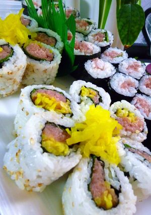 ○゜。ﾄﾛﾀｸ裏巻き゜○。花Ver.-レシピのメイン写真
