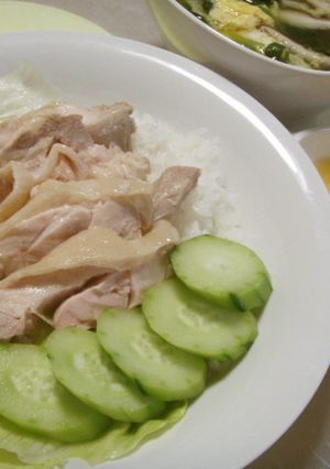 海南鶏飯【シンガポール風チキンライス】-レシピのメイン写真