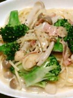 小柱とブロッコリーのクリームパスタ-レシピのメイン写真