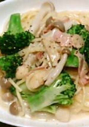 小柱とブロッコリーのクリームパスタ-レシピのメイン写真