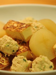 大根と鶏団子と焼き豆腐のさっぱり煮-レシピのメイン写真