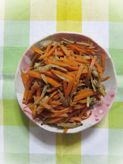 お弁当に!しょうがみそきんぴら-レシピのメイン写真
