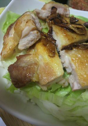 鶏のガーリックバター醤油丼-レシピのメイン写真