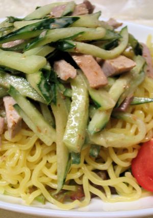 簡単★冷やし野菜めん　　夏に　-レシピのメイン写真