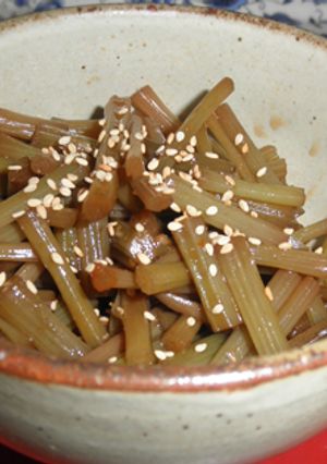 蕗の中華風テンメンジャン煮-レシピのメイン写真
