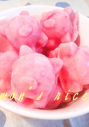 夏にさっぱり✿フローズン苺ヨーグルト✿-レシピのメイン写真