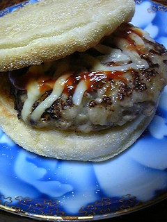 チーズハンバーグマフィン-レシピのメイン写真