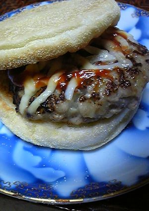 チーズハンバーグマフィン-レシピのメイン写真