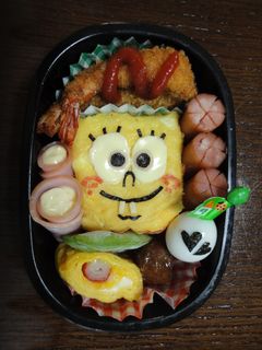 スポンジボブ ♪キャラ弁★-レシピのメイン写真