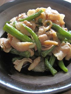 豚バラスライスといんげんの甘辛煮-レシピのメイン写真