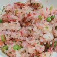 梅しそチャーハン…子供のために具沢山♪