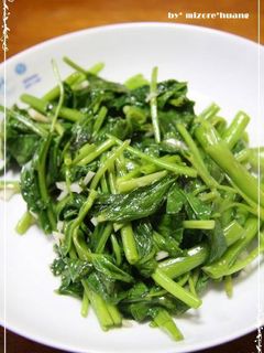 台湾家庭の味★空心菜のにんにく炒め-レシピのメイン写真