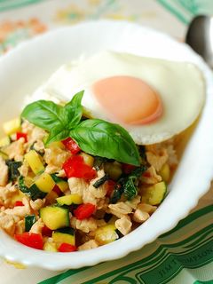 ガパオご飯(タイ風バジル炒めご飯)-レシピのメイン写真