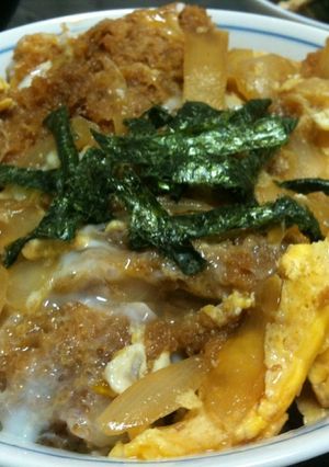 残ったトンカツで簡単◆甘めのカツ丼-レシピのメイン写真