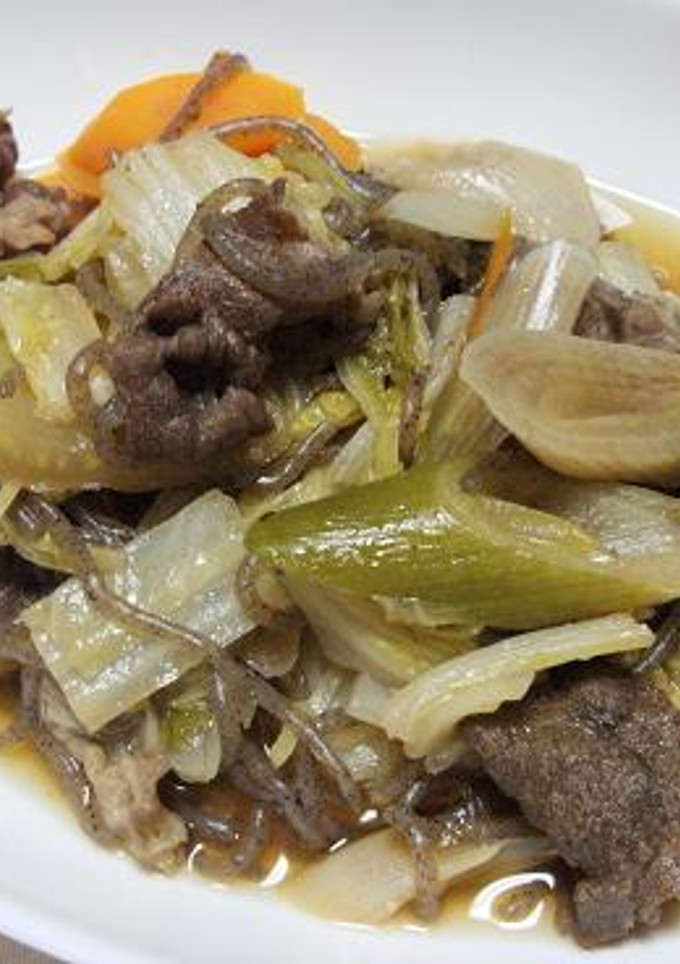 牛肉のすき焼き風煮込み-レシピのメイン写真