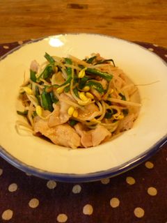 豚肉ともやしのオイスター炒め-レシピのメイン写真