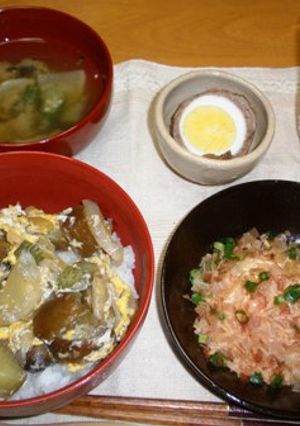 肉巻き卵の残り出汁で作る野菜丼-レシピのメイン写真