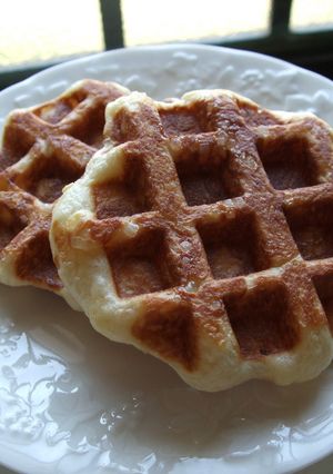 チーズケーキ風 ベルギーワッフル-レシピのメイン写真