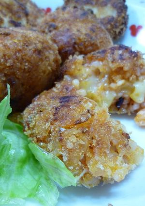 ☆残りご飯で☆簡単ライスコロッケ-レシピのメイン写真