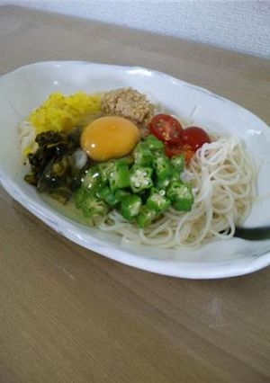 絶品☆ヘルシー納豆そうめん☆-レシピのメイン写真