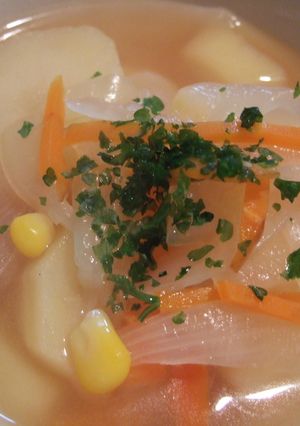 じゃがいものハーブソルトスープ-レシピのメイン写真