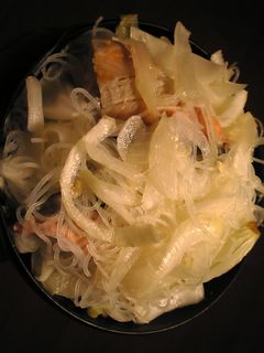 鮭と玉葱の和風ビーフン炒め-レシピのメイン写真
