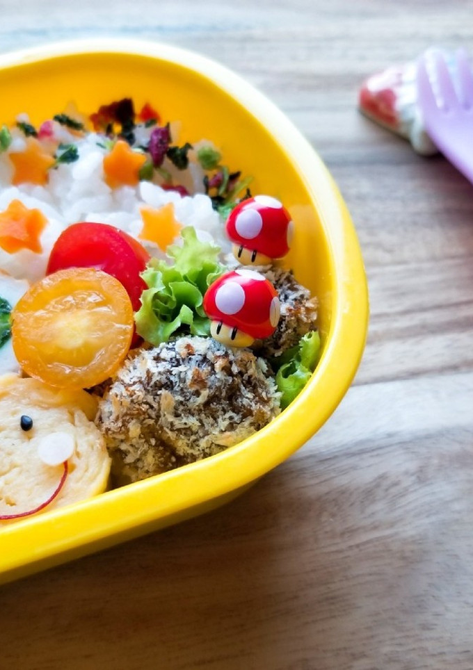 お弁当サックサク。マヨ旨ミートボール-レシピのメイン写真