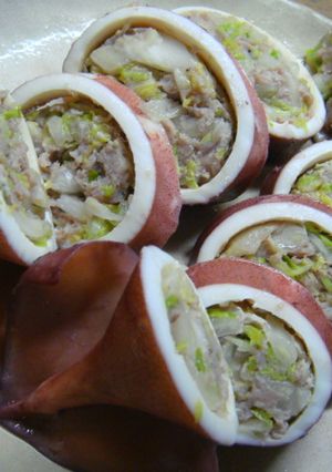 中華風イカ肉煮-レシピのメイン写真